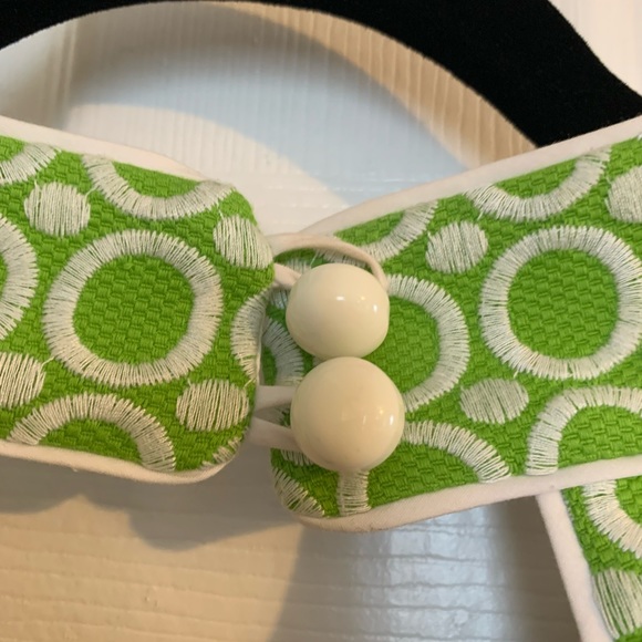 Shoshanna lime green and white embroidered dress - Picture 3 of 8